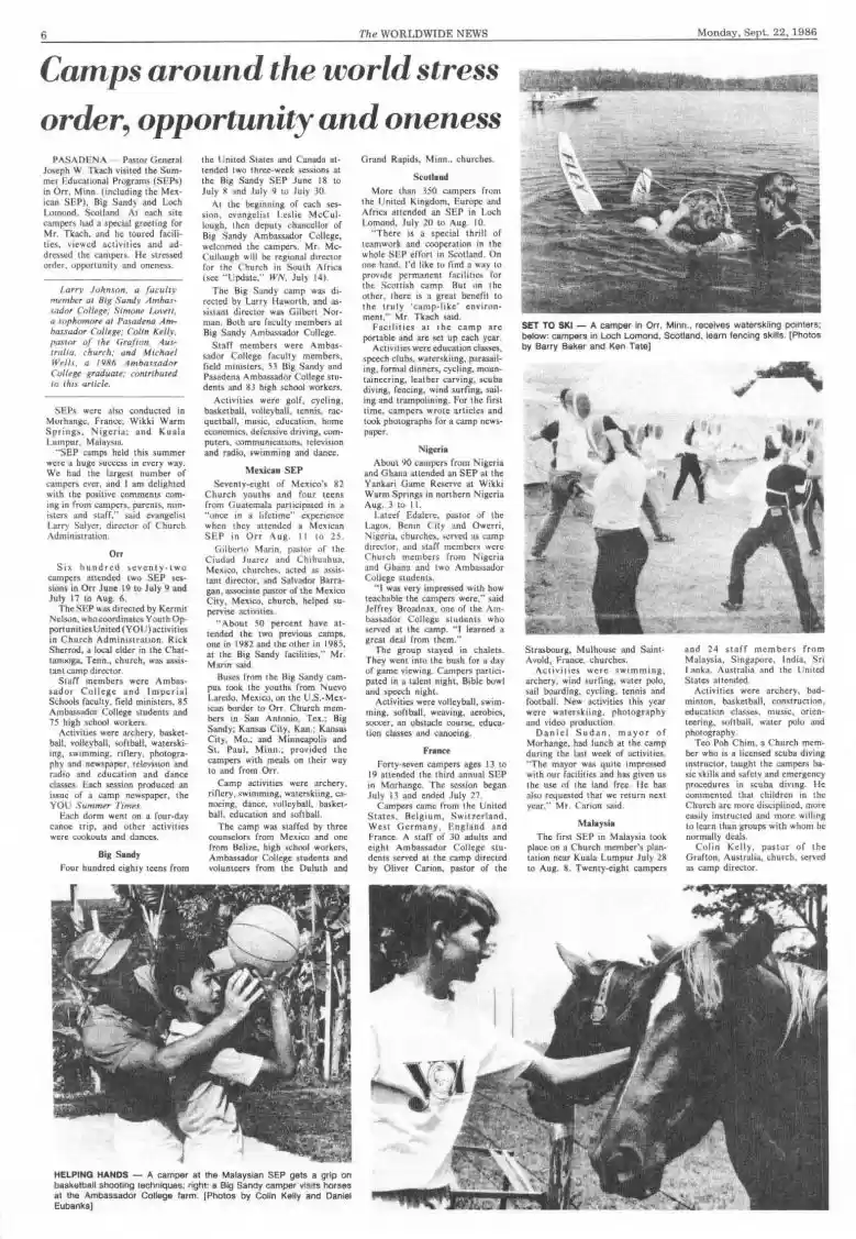 Camps_Around_the_World, WN, 22Sept1986